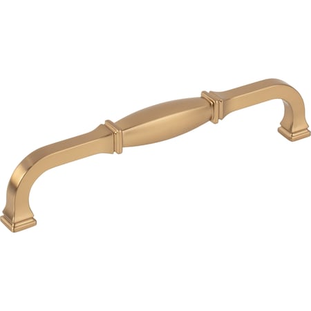 Jeffrey Alexander 160 mm Center-to-Center Satin Bronze Audrey Cabinet Pull 278-160SBZ